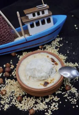 Rice Pudding with Turkish Cotton Candy